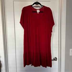 Knox Rose Flowy Red Dress